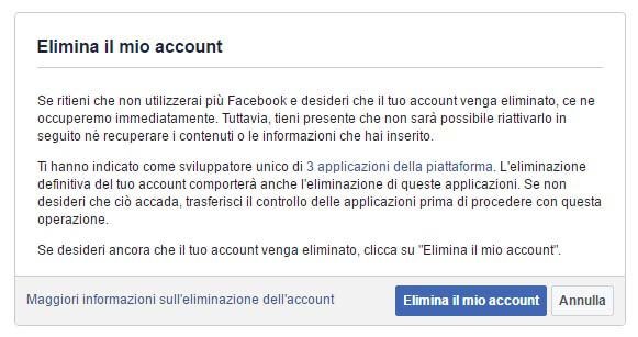 Come cancellarsi da Facebook - Lifepare