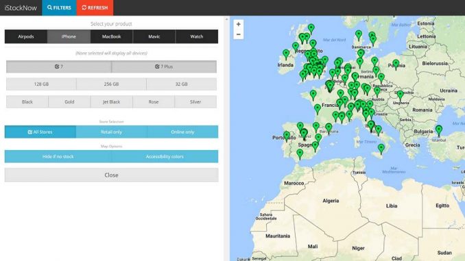 istocknow.com disponibilità prodotti Apple