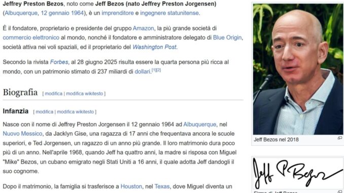 Jeff Bezos Wikipedia